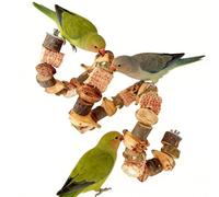 ZhouWei Perchoir Perroquet, 80 cm Perchoir Oiseaux Renforcement du Fil Malléable Jouet Perroquet avec Vis et Rondelles Jouet Perruche Cage, Accessoire pour Calopsittes Inséparables Canaris