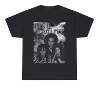zhouxiaojian Tokio Hotel Bill Kaulitz T-Shirt Short Sleeve Cotton Black Men S to 5XL HC1349 Black M