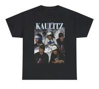 zhouxiaojian Tokio Hotel Tom Kaulitz T-Shirt Short Sleeve Cotton Black Men S to 5XL HC1355 Black M