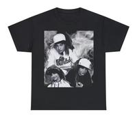 zhouxiaojian Tokio Hotel Tom Kaulitz T-Shirt Short Sleeve Cotton Black Unisex S to 5XL HC1356 Black L