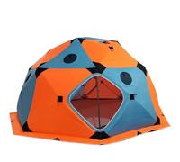 ZHOUXYFDC Abri de Pêche sur Glace Pop-up Abri de pêche sur Glace isolé, Tente de Camping for l'hiver, 8 à 10 Personnes(Blue Orange)