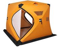 ZHOUXYFDC Abri de Pêche sur Glace Pop-up Tente de Camping légère, Maison de pêche d'hiver, abri de pêche sur Glace en Plein air, Tente de Camping(180x180x210cm Orange)