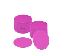 ZHOUXYFDC Boite A Clef Lot de 10 Autocollants for Tapis Magic Mark Classroom Its Sitting Carpet Spots Marqueur coloré Rond for décoration de Chambre(10PCS 12CM Pink)