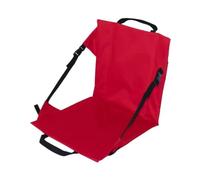 ZHOUXYFDC Chaise De Sac à Dos Chaise Pliante de Stade, siège Simple, résistant à l'usure, léger, avec Support Dorsal(Red)