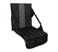 ZHOUXYFDC Chaise De Sac à Dos Coussin de siège de Stade, Coussin de siège Portable, Coussin épais avec Support Dorsal for Voyage, Camping, événements Sportifs, pelouse, arrière-Cour(Black)