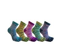 ZHOUXYFDC Chaussettes Tabi 5 Paires colorées 5 Doigts Chaussettes Homme d'affaires Coton rayé Jeune décontracté Absorbant la Sueur Bonne Robe de soirée Orteil Chaussettes Courtes(5 Pairs Mixed)