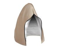 ZHOUXYFDC Couverture de Chaise Suspendue Housse de Protection imperméable et Coupe-Vent for balancelle Suspendue, avec Fermeture éclair et Boucle, for siège Simple ou Double en Osier(Khaki,115x190CM)