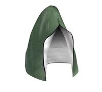 ZHOUXYFDC Couverture de Chaise Suspendue Housse de Protection imperméable et Coupe-Vent for balancelle Suspendue, avec Fermeture éclair et Boucle, for siège Simple ou Double en Osier(Green,115x190CM)