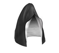 ZHOUXYFDC Couverture de Chaise Suspendue Housse de Protection imperméable et Coupe-Vent for balancelle Suspendue, avec Fermeture éclair et Boucle, for siège Simple ou Double en Osier(Black,115x190CM)