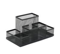 ZHOUXYFDC Enfant Porte Crayons Stylo 1Pc Multifunctional Office Stationery Desk Organizer Mesh Collection Pen Holder Organizer Box Office School Supplies