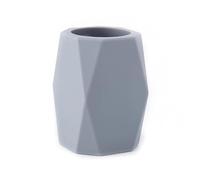 ZHOUXYFDC Enfant Porte Crayons Stylo Pen Pencil Holder Storage Box Multifunctional Simple Pen Holder Desktop Office Organizador Escritorio Desk Organizer(Gray Geometry)