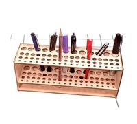 ZHOUXYFDC Enfant Porte Crayons Stylo Wooden Brush Holder - sturdy Artist Desk Organizer, Pencil & Paint Brushes Storage, Art & Craft Supplie