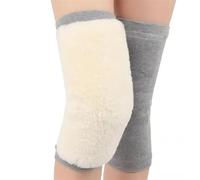 ZHOUXYFDC GenouillèRes Volley-Ball Genouillères en laine d'hiver unisexe en cachemire, genouillères for prévenir l'arthrite, garder au chaud, protection du genou, genouillère en coton épais(Wool,XL)