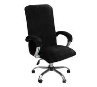 ZHOUXYFDC Houssesdechaise De Gaming Housse De Chaise De Jeu avec Accoudoir, Housse De Chaise De Jeu en Velours Épais, Antidérapante, Imperméable Et Amovible, 3 Pièces/Ensemble(Black,XL)