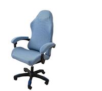 ZHOUXYFDC Houssesdechaise De Gaming Housse De Chaise De Jeu Universelle, for Jeu D'ordinateur, Siège De Compétition, Accoudoir, Dossier, Housse De Chaise Pivotante Élastique(Denim Blue)