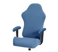 ZHOUXYFDC Houssesdechaise De Gaming Housses épaisses for Chaise de Jeu d'ordinateur de Bureau, Extensible, inclinable, Protection for Chaise de Jeu de Course, avec Housse d'accoudoir(Denim Blue)