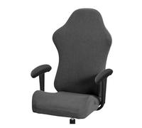 ZHOUXYFDC Houssesdechaise De Gaming Housses épaisses for Chaise de Jeu d'ordinateur de Bureau, Extensible, inclinable, Protection for Chaise de Jeu de Course, avec Housse d'accoudoir(Dark Grey)