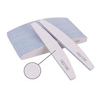 ZHOUYE 5/10 pcs lime à ongles professionnelle papier de verre solide et épais lime à ongles tampon pour manucure ponçage demi-lune outils à ongles 100/180 (couleur : 5 pièces grain 150)