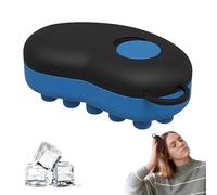 Zhoxod Compresseur de glace pour cuir chevelu - Peigne de massage pour la croissance des cheveux - Plateau à glaçons surélevé amélioré pour soulager les tensions et les maux de tête et le soin du cuir