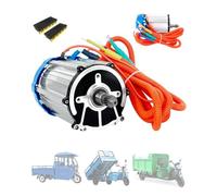 ZHOZHUT 2000W Moteur Différentiel pour Tricycle 48V 60V 72V sans Balais À Aimant Permanent 3200RPM Noyau en Cuivre 5 Trous 16 Dents Boîtier Aluminium pour Trikes Et Quadricycles,2000w72v,3200RPM