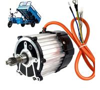 ZHOZHUT 550W-1200W Moteur De Tricycle électrique 48V 60V 72V Moteur électrique sans Balais avec Boîte De Jonction à 5 Trous, Moteur à Courant Continu sans Balai Moteur à 5 Trous Et 16 Dents,1000w,72V