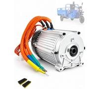 ZHOZHUT Moteur Électrique sans Balais 1500W-3000W 60V 72V pour Tricycle Arbre 18 Dents Bobine Cuivre Pur Aimant Permanent CC pour Quadricycle et Véhicule Utilitaire