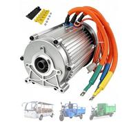 ZHOZHUT Moteur Électrique sans Balais 1500W-3000W pour Tricycle 60V 72V À Aimant Permanent Couple Élevé Arbre Denté 18T pour Kart Quad VTT Et Conversion DIY,1800w60v,4600RPM