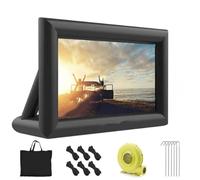 ZHPPED Écran de cinéma Gonflable, écran de Projection Gonflable extérieur avec Ventilateur Silencieux, écran de cinéma géant Gonflable, écran de Projection de théâtre pour fête dans,16ft