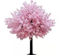 ZHPPED Fleurs Artificielles Deco Exterieur Fleur De Cerisier/Cerisier Japonais Artificiel/Simulation Faux Arbres Plantes Décoration Maison Faux Arbres,0.8x0.8m/2.6x2.6ft