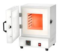 ZHPPED Four de dégraissage électrique 2000 W, Four à moufle Haute température, Four de Traitement de Bijoux intégré pour Laboratoire, température maximale de 1150 °C