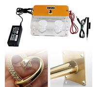 ZHPPED Kit de placage d'or de Machine de placage, Outils de Traitement de galvanoplastie d'or d'argent de Bijoux Stylo de galvanoplastie pour Le placage avec des Solutions de galvanoplastie d'or,A