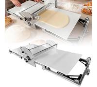 ZHPPED Laminoir électrique pour la pâtisserie Maison, Construction en Acier Inoxydable, épaisseur réglable de 2 à 30 mm, pour Croissants, Pains Danois, pâtes à Pizza et pâtes fraîches