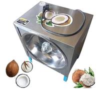 ZHPPED Machine Commerciale, râpe à Noix de Coco, grattoir, broyeur, râpe à Noix de Coco Commerciale électrique 300 W 50 à 60 pièces/Heure, raboteuse à Noix de Coco pour Magasin de Traitement
