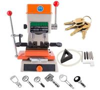 ZHPPED Machine De Découpe De Clés Verticale, Machine De Copie De Clés De Duplication, Machine De Copie De Clés Automatique pour La Fabrication De Clés, pour Clés De Serrure De Porte Et De Voiture