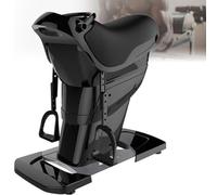 ZHPPED Machine de Fitness d'équitation de Simulation 3D électrique, Machine d'équitation d'intérieur, 20 Vitesses, écran LCD à Une Touche, équipement de Fitness aérobique pour la Taille,Black