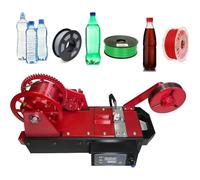 ZHPPED Machine d'extrusion de Filament Pet recyclé pour imprimantes 3D, Machine de Bureau pour imprimantes 3D, recycleur de Bouteilles en Plastique pour Les bricoleurs et Les Petits Studios Red