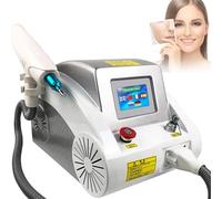 ZHPPED Machine Professionnelle Détatouage Au Laser, pour Sourcils Lèvres Yeux Pigments Masseur Beauté, Technologie Laser Picoseconde, Élimine Les Taches Noires Pigmentaires, Blanchissant Peau
