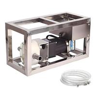 ZHPPED Pompe électrique de Transfert de Liquide visqueux, Pompe à Miel Liquide visqueux, Pompe de Transfert de Miel Liquide 10 L/Min, Pompe à pâte avec Vitesse réglable