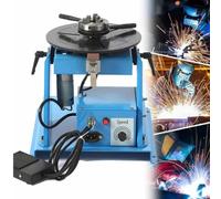 ZHPPED Positionneur de soudage Rotatif, Table rotative de soudage à 90º, positionneur de Soudeur de Table tournante de 180 mm avec mandrin de 65 mm pour Le Travail Rotatif de déplacement de soudage