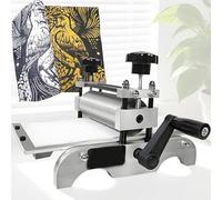 ZHPPED Presse à Gravure Manuelle réglable de Table - L'outil Ultime pour Les graveurs spécialisés dans la Gravure sur cuivre et la création d'estampes en Relief détaillées dans Un Atelier à Domicile