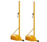 ZHPPED Support De Filet De Badminton, Filet De Badminton Autoportant Et Support, Poteaux De Volley-Ball Intérieur Et Extérieur avec Base Remplissable, Cadre De Filet De Tennis Portable De 1,5 M