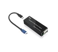 Zhpuostd Adaptateur réseau USB C vers fibre USB 3.0 type C vers 100/1000base-X SFP Gigabit carte réseau prise en charge pour ordinateurs portables, téléphones portables, tablettes, compatible Windows