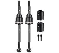 ZHRCFUN Arbres d'entraînement et manchons de transmission CVD en acier carbone pour essieux avant arrière 1/16 Traxxas Mini Maxx Monster Truck (avant)