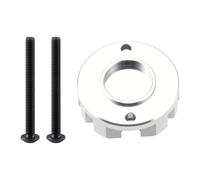 ZHRCFUN Couvercle de moteur RC en alliage d'aluminium CNC pour TA-mi-ya 1/12 1/24 Boîte à lunch Monster Truck Pièces de mise à niveau (argent)