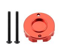 ZHRCFUN Couvercle de moteur RC en alliage d'aluminium CNC pour TA-mi-ya 1/12 1/24 Boîte à lunch Monster Truck Pièces de mise à niveau (rouge)