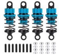 ZHRCFUN Lot de 4 amortisseurs bleus 52 mm pour châssis Tamiya M 1/10