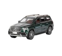 ZHRDWE Copie Fidèle l'Origine 1:24 pour Mercedes Benz GLS63 AMG SUV Alliage Diecast Modèle Voiture Éclairage Doux Simulation De L'effet Sonore Jouet Cadeau Maquette Voiture(Vert)