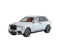 ZHRDWE Copie Fidèle l'Origine 1:24 pour Rolls Royce Cullinan SUV Porte Complète Ouverte Alliage Moulé sous Pression Jouet Modèle Voiture Véhicule Maquette Voiture(White)