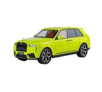 ZHRDWE Copie Fidèle l'Origine 1:24 pour Rolls Royce Cullinan SUV Porte Complète Ouverte Alliage Moulé sous Pression Jouet Modèle Voiture Véhicule Maquette Voiture(Vert)