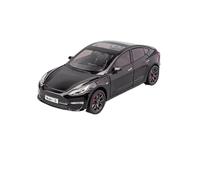 ZHRDWE Copie Fidèle l'Origine Modèle De Voiture en Alliage Tesla 3 À L'échelle 1:24 Jouets pour Garçons Et Adolescents Maquette Voiture(Noir)